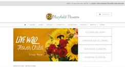 Desktop Screenshot of mayfieldflowers.com